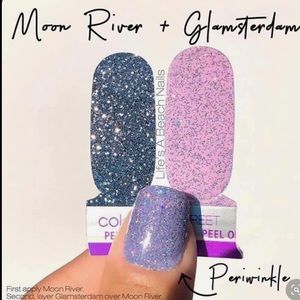 Color Street 2  sets. Moon River Glamsterdam HTF